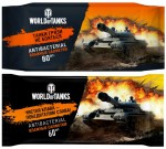 Салфетки влажные антибактериальные очищающие, World of Tanks (Ворлд оф Танкс) 60 шт